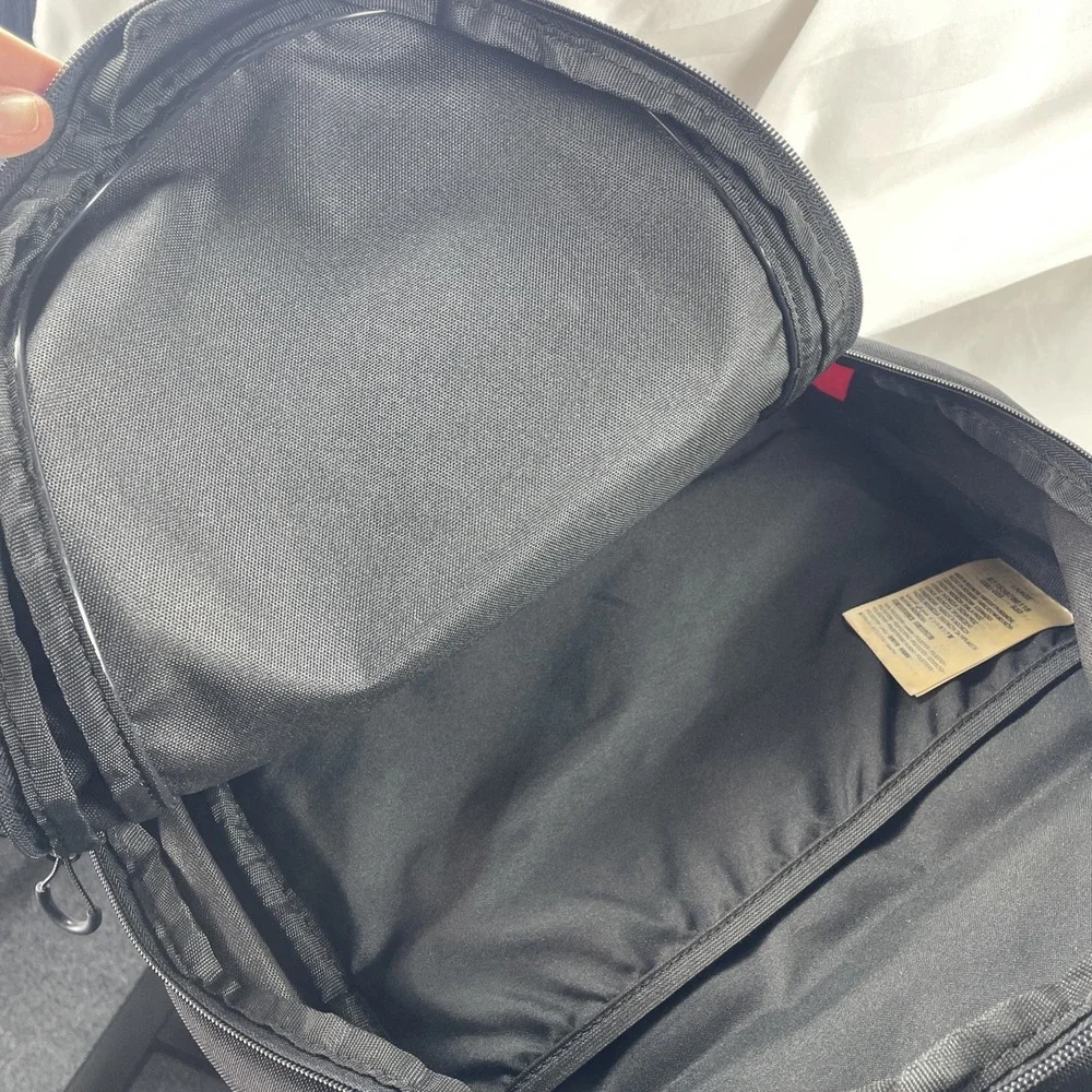Nike Jordan Jumpman Classics Black Red Large Backpack‎ Zipper Pockets Nike Air
